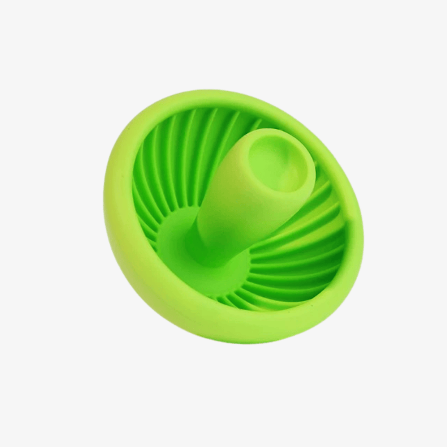 Ululina Pets Mushroom Enrichment Feeder in Apple Green
