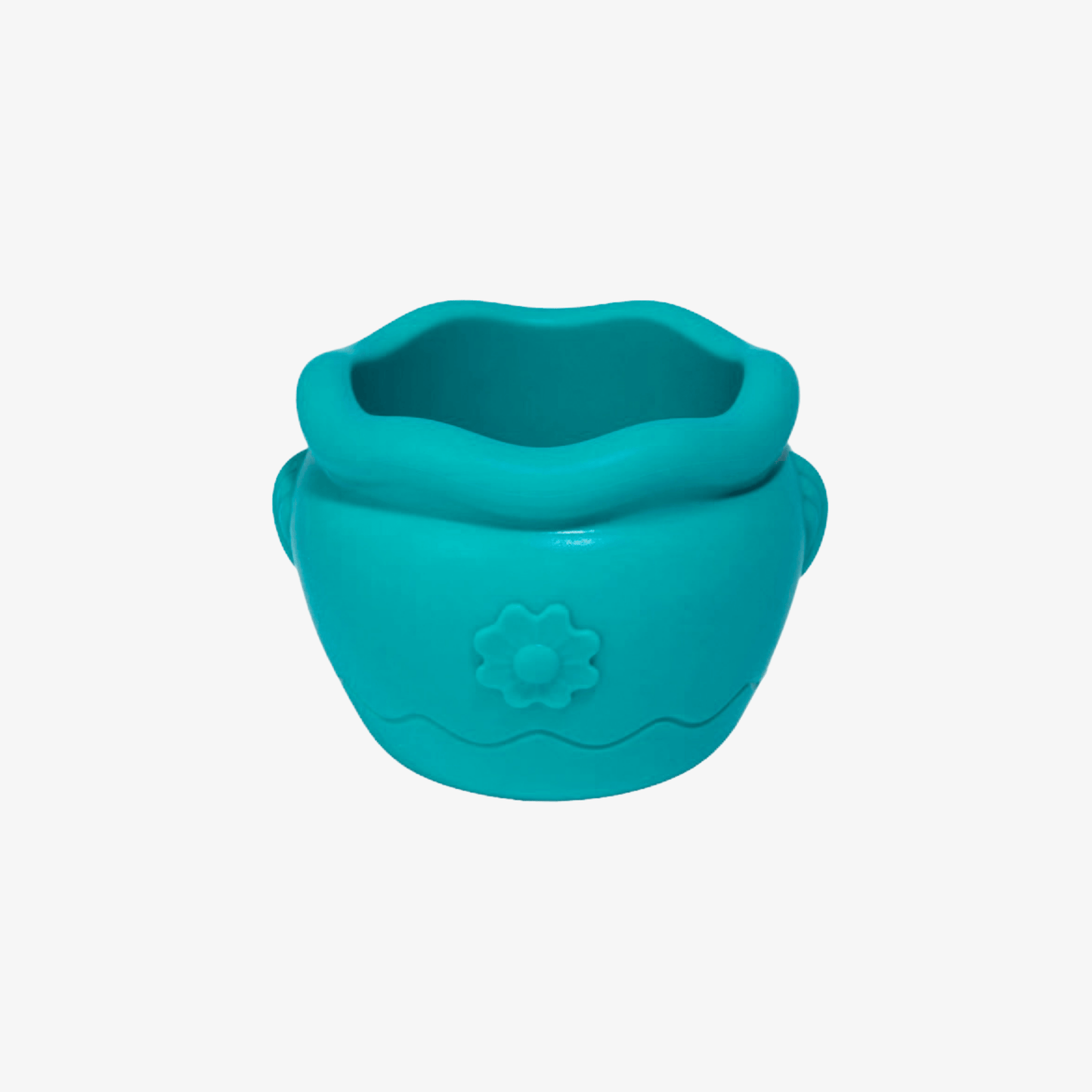 Ululina Pets Terracotta Pot Enrichment Feeder in Turquoise