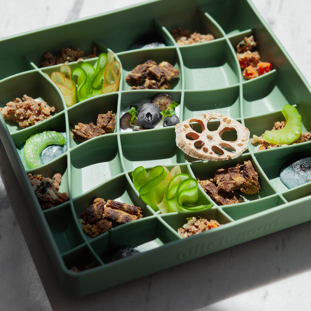 Ollie B. Good Wavies Feeder | Artichoke